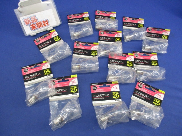 ミニクリプトンランプ E17(25W形)(13個入) KR110V22WCA