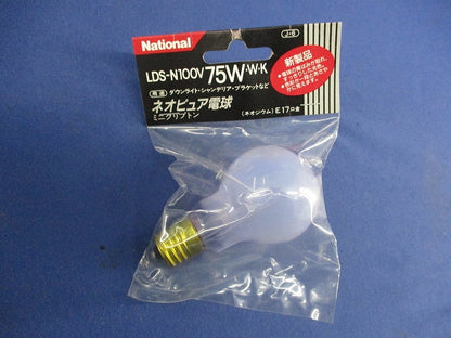 ネオピュア電球 ミニクリプトンE17(4個入) LDS-N100V75W･W･K