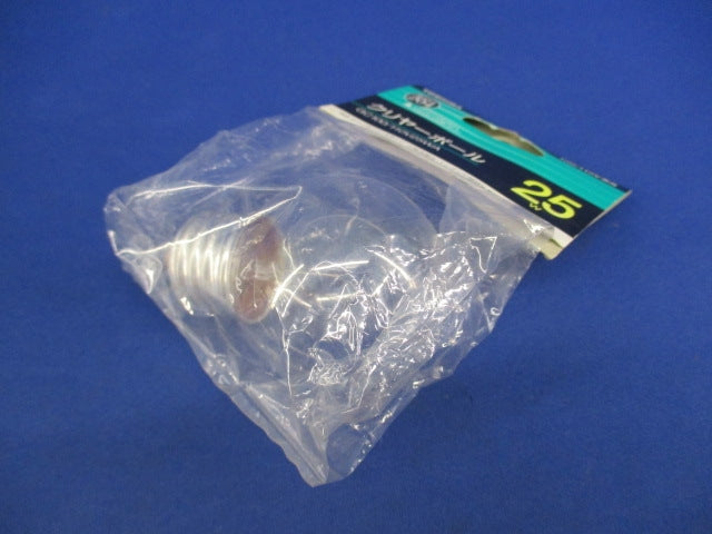 クリヤーボール電球 E26(3個入) GC100/110V25WA
