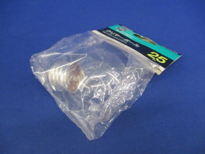 クリヤーボール電球 E26(3個入) GC100/110V25WA