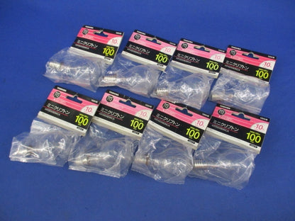 ミニクリプトン電球 100W形(E17)(8個入) KR100V90WCA