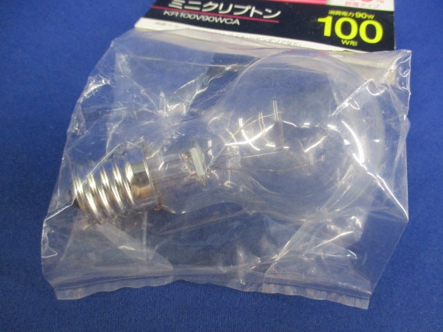 ミニクリプトン電球 100W形(E17)(8個入) KR100V90WCA