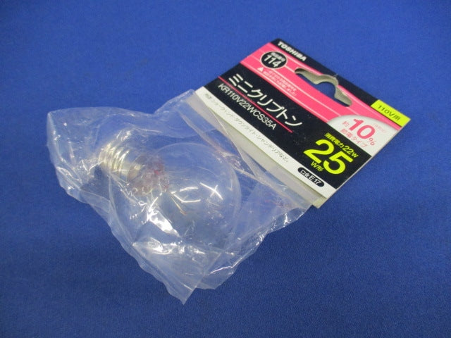 ミニクリプトン電球 25W形(E17)(4個入) KR110V22WCS35A