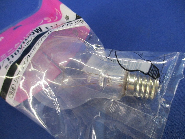 ミニクリプトンランプ クリヤー 100W形 E17(5個入) KR100/110V100WA