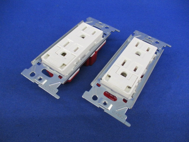 埋込アースターミナル付接地ダブルコンセント(2個入) JEC-BN-55GE