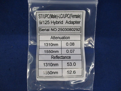 光変換中継アダプタ(異種変換) ST/UPC(Male)-LC/UPC