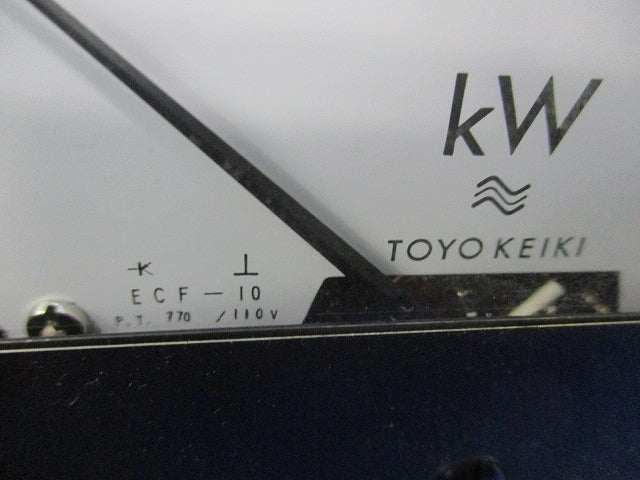 広角度形電力計 角形 0-2000kW ECF-10