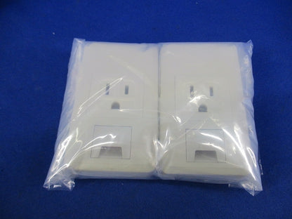 露出アースターミナル付接地コンセント(2個入) WKS216