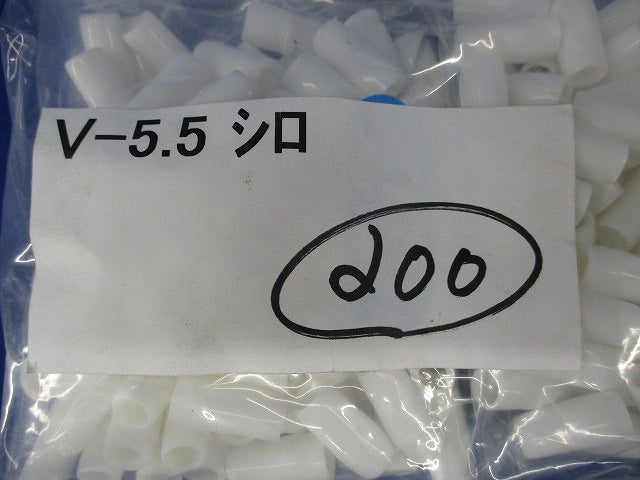 端末キャップセット(混在500個入)(シロ・フカミドリ) V-5.5