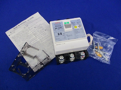 漏電遮断器3P3E60A(単3中性線欠相保護付) GBU-63HEC