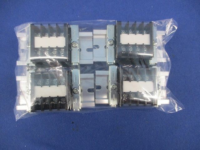 組端子台 ネジアップ式 4極 レール付 800V 15A(4組入) TU-10L2