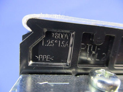 組端子台 ネジアップ式 4極 レール付 800V 15A(4組入) TU-10L2