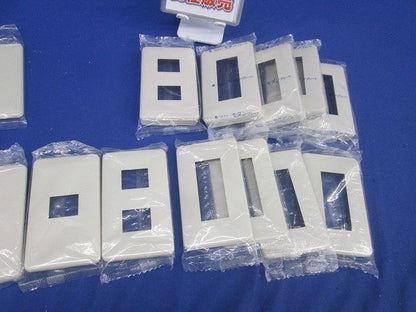 モダン腰高プレートセット(混在21個入)(ミルキーホワイト) WN8053他