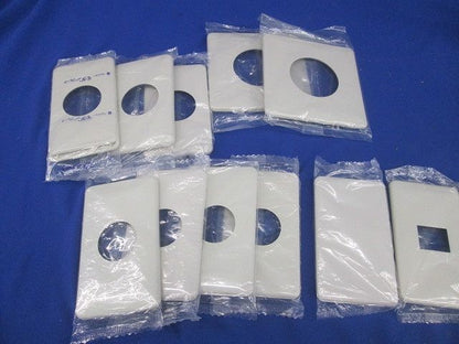 モダン腰高プレートセット(混在21個入)(ミルキーホワイト) WN8053他