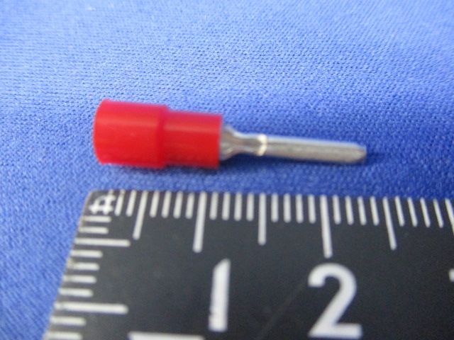 銅線用絶縁被覆付圧着端子(90個以上入)(赤) TMEV TC-1.25-11