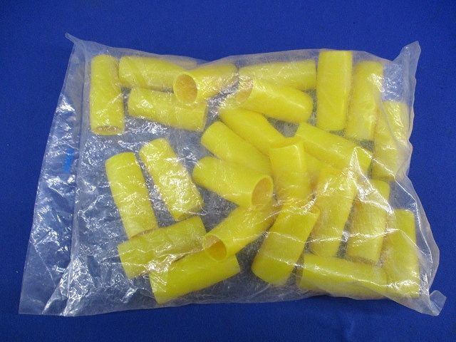 端末キャップ(25個入)(黄) V-150