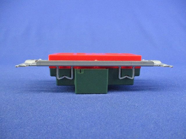 埋込接地ダブルコンセント(赤) WN1512RK