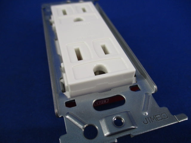 埋込アースターミナル付接地ダブルコンセント(4個入) JEC-BN-55GE