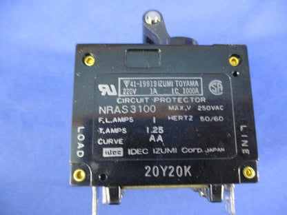 サーキットプロテクタ 1A NRAS3100