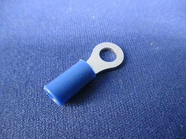 銅線用圧着端子(100個入×3箱 計300個入)青 RAV1.25-4