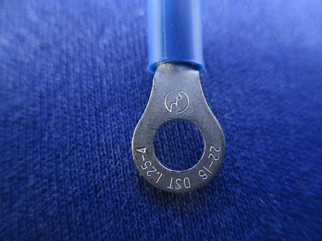 銅線用圧着端子(100個入×3箱 計300個入)青 RAV1.25-4