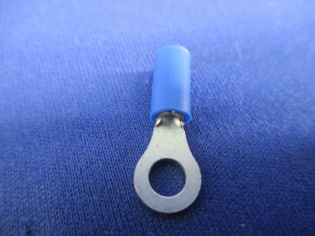 銅線用圧着端子(100個入×3箱 計300個入)青 RAV1.25-4