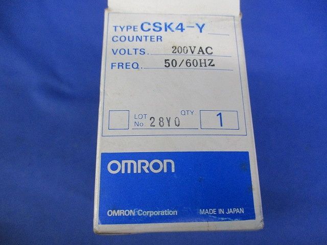電磁カウンタ 4桁仕様 200V CSK-4Y