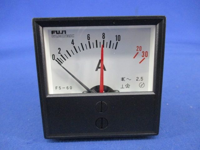 過負荷目盛付交流電流計(未使用品) FS-60