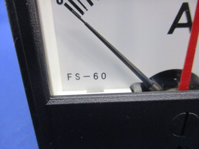 過負荷目盛付交流電流計(未使用品) FS-60