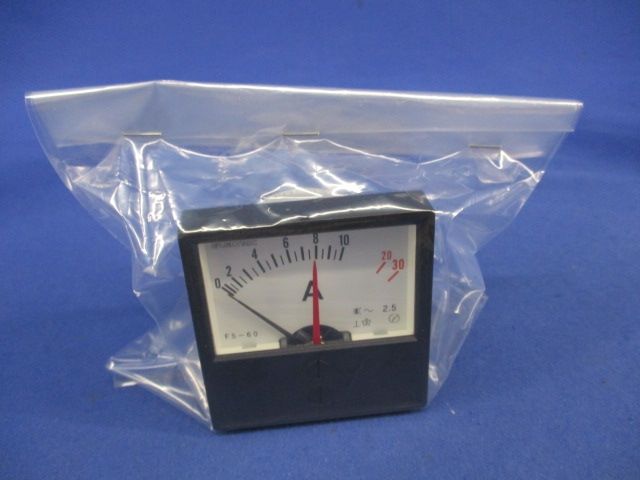 過負荷目盛付交流電流計(未使用品) FS-60
