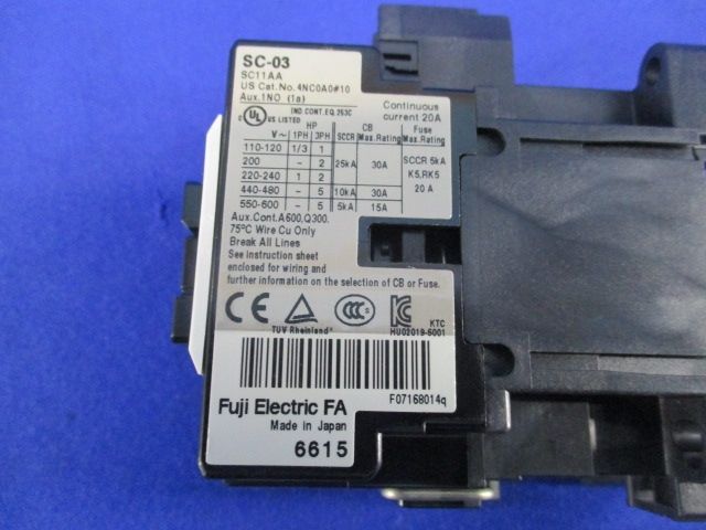 電磁開閉器400V SC-03