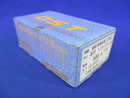 銅線用絶縁被覆付圧着端子 角先開形端子(AVF形)(500個入)(赤) AVF1.25-3.5赤