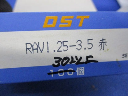 絶縁被覆付圧着端子セット(混在100個以上入)(赤) RAV1.25-M3.5他