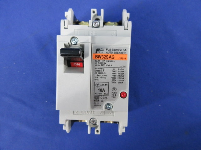配線用遮断器 オートブレーカ2P10A 32AF BW32SAG-2P010
