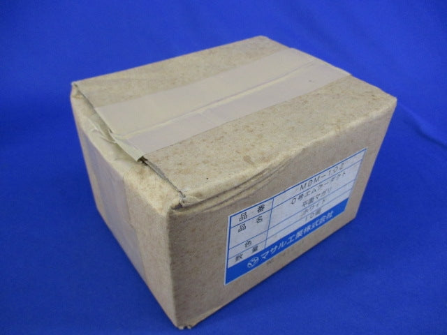 0号エムケーダクト平面マガリ(10個入)ホワイト MDM-102