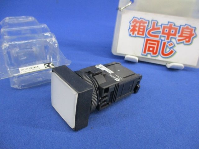 φ30コマンドスイッチ 表示灯(角フレーム平形) DR30F4M-M5W