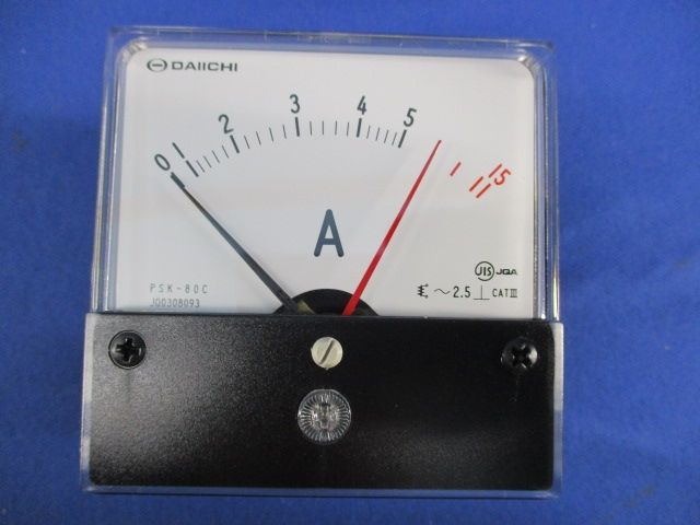 角形指示計器 交流電流計 PSK-80C