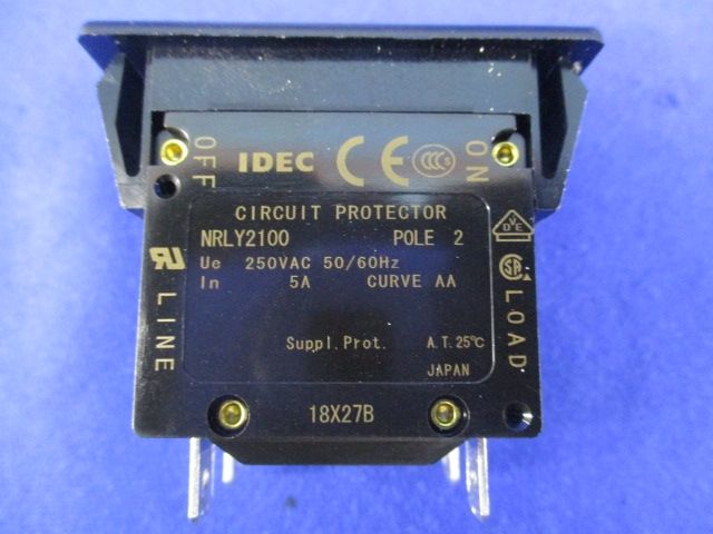 サーキットプロテクタ2P5A 250VAC NRLY2100