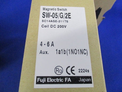 電磁開閉器4-6ADC200V SW-05/G/2E