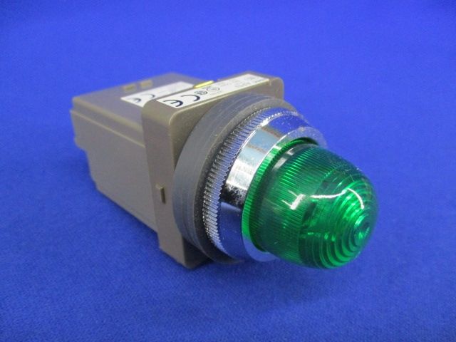 パイロットライト 表示灯 制御盤用 30φ 緑色 丸形 APN128G