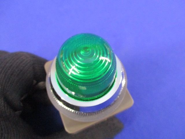 パイロットライト 表示灯 制御盤用 30φ 緑色 丸形 APN128G