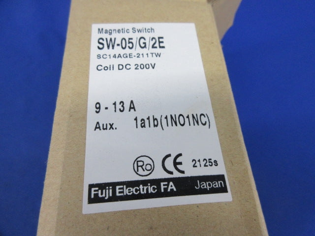 電磁開閉器9-13ADC200V SW-05/G/2E
