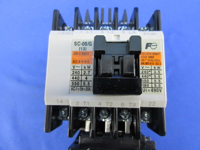 電磁開閉器9-13ADC200V SW-05/G/2E