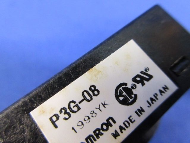 丸形 共用ソケット 8ピン 裏面接続用(3個入) P3G-08