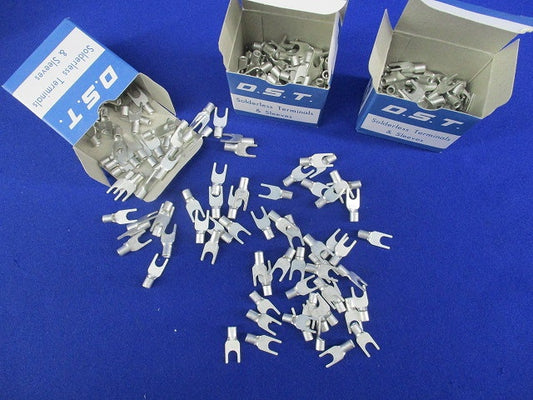 銅線用裸圧着端子角先開形端子(F形)(100個入×3計300個入) F2-S4