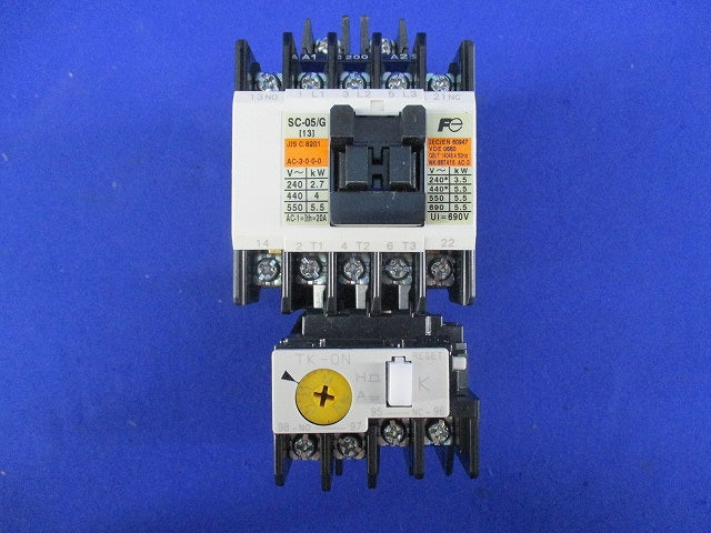 電磁開閉器1.7-2.6ADC200V SW-05/G/2E