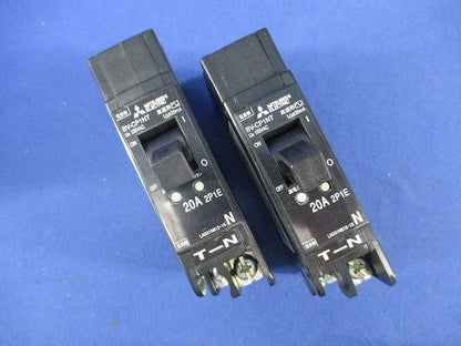 漏電遮断器2P1E20A(２個入) BV-CP1NT