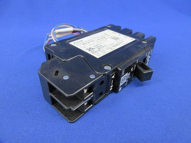 漏電遮断器2P1E20A(テプラ痕有) BV-CP1NT