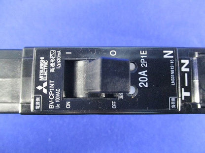 漏電遮断器2P1E20A BV-CP1NT