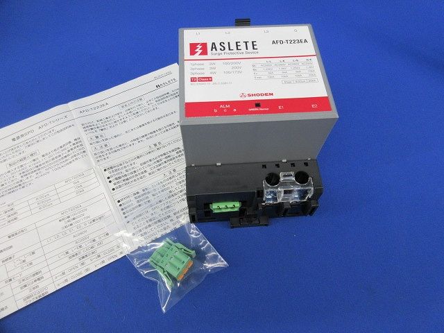 新分離器内蔵・電源用SPD(ELCB用接地端子付) AFD-T223EA